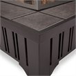 Real Flame Lafayette Wood Burning Fire Pit in Black