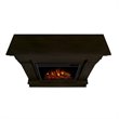 Real Flame Chateau Electric Fireplace in Dark Walnut