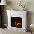 Real Flame Chateau Electric Fireplace in White