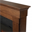 Real Flame Crawford Electric Slim Line Fireplace in Chestnut Oak