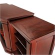 Real Flame Valmont Entertainment Center Electric Fireplace Dark Mahogany