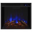 Real Flame Valmont Entertainment Center Electric Fireplace Dark Mahogany
