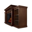 Real Flame Calie TV Stand with Electric Fireplace in Dark Espresso
