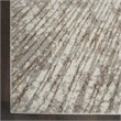 Nourison Home Glow 2' x 8' Gray Mocha Fabric Area Rug