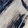 Nourison Splash 9' x 12' Gray Navy Modern Indoor Fabric Rug