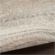 Nourison Splash 9' x 12' Cream Gray Modern Indoor Fabric Rug