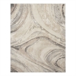 Nourison Splash 9' x 12' Cream Gray Modern Indoor Fabric Rug