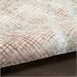 Nourison Sparkle 9' x 12' Gray Mocha Modern Indoor Rug