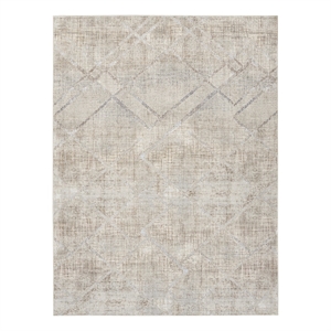 Nourison Sparkle 9' x 12' Gray Mocha Modern Indoor Rug