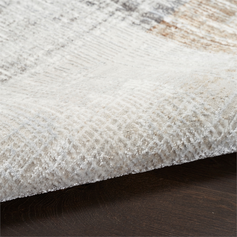 Nourison Sparkle 9' x 12' Gray Modern Indoor Rug