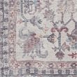 Nourison New Concept Washables 4' x 6' Grey Vintage Indoor Rug