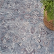 Nourison New Concept Washables 4' x 6' Grey Vintage Indoor Rug