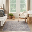 Nourison New Concept Washables 4' x 6' Grey Vintage Indoor Rug