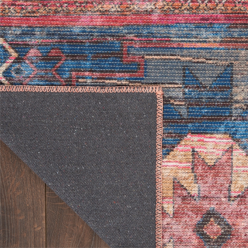 Nourison New Concept Washables 4' x 6' Multicolor Vintage Indoor Rug