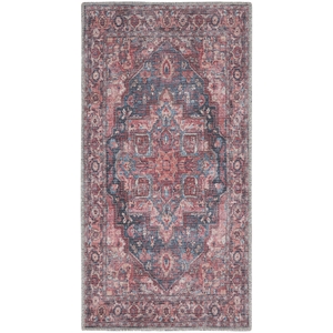 Nourison New Concept Washables 2' x 3'9&quot Multicolor Vintage Indoor Rug