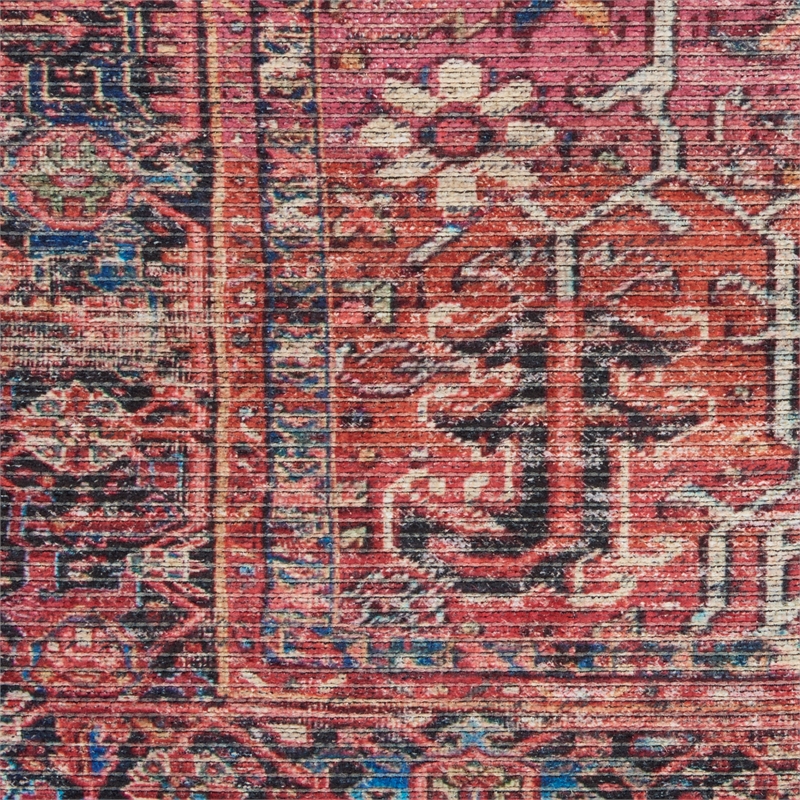 Nourison New Concept Washables 2' x 6' Brick Vintage Indoor Rug