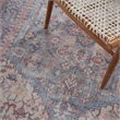 Nourison New Concept Washables 4' x 6' Blue Multicolor Vintage Indoor Rug