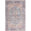 Nourison New Concept Washables 4' x 6' Blue Multicolor Vintage Indoor Rug