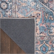Nourison New Concept Washables 4' x 6' Light Blue Multicolr Vintage Indoor Rug