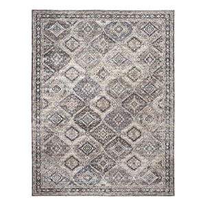 Nourison New Concept Washables 9'2&quot x 12' Ivory Latte Vintage Indoor Rug
