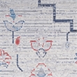 Nourison New Concept Washables 6' x 9' Ivory Blue Farmhouse Indoor Rug
