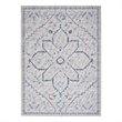 Nourison New Concept Washables 6' x 9' Ivory Blue Farmhouse Indoor Rug