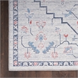 Nourison New Concept Washables 4' x 6' Ivory Blue Farmhouse Indoor Rug