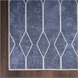Nourison New Concept Washables 4' x 6' Navy Modern Indoor Rug