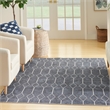 Nourison New Concept Washables 4' x 6' Navy Modern Indoor Rug