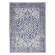 Nourison New Concept Washables 4' x 6' Navy Ivory Vintage Indoor Rug