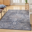 Nourison New Concept Washables 6' x 9' Ivory Navy Vintage Indoor Rug