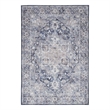 Nourison New Concept Washables 6' x 9' Ivory Navy Vintage Indoor Rug