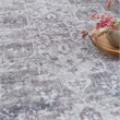 Nourison New Concept Washables 6' x 9' Ivory Grey Vintage Indoor Rug