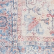 Nourison New Concept Washables 3' x 5' Blue Multicolor Vintage Indoor Rug