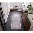 Nourison New Concept Washables 3' x 5' Blue Multicolor Vintage Indoor Rug