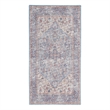 Nourison New Concept Washables 3' x 5' Blue Multicolor Vintage Indoor Rug
