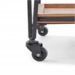 ClickDecor Cooper Bar Cart Black