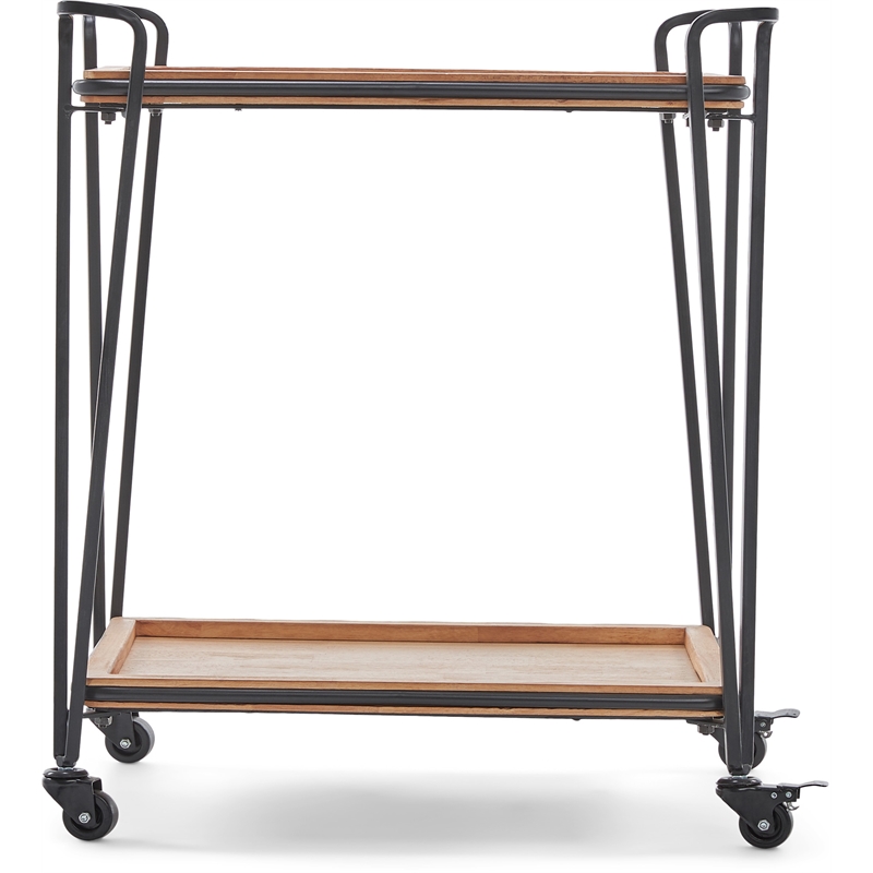ClickDecor Cooper Bar Cart Black