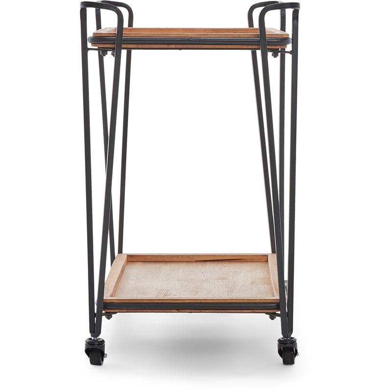 ClickDecor Cooper Bar Cart Black