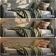ClickDecor Bella Upholstered Daybed and Trundle Beige