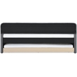 ClickDecor Carmina Tufted Daybed and Trundle Dark Gray
