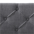 ClickDecor Carmina Tufted Daybed and Trundle Dark Gray