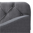 ClickDecor Carmina Tufted Daybed and Trundle Dark Gray