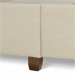 ClickDecor Edmond Storage Bed wAdjustable Height Headboard Queen Size Beige