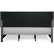 ClickDecor Edmond Storage Bed wAdjustable Height Headboard King Size Dark Gray