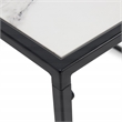 ClickDecor Wilson Magazine Storage End Table Marble Print