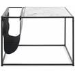ClickDecor Wilson Magazine Storage End Table Marble Print