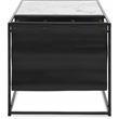 ClickDecor Wilson Magazine Storage End Table Marble Print