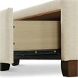ClickDecor Edmond Storage Bed with Adjustable Height Headboard King Size Beige