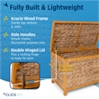 ClickDecor Wilson Farmhouse Wicker Trunk Acacia 30